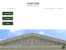 Tablet Screenshot of courtlink.us
